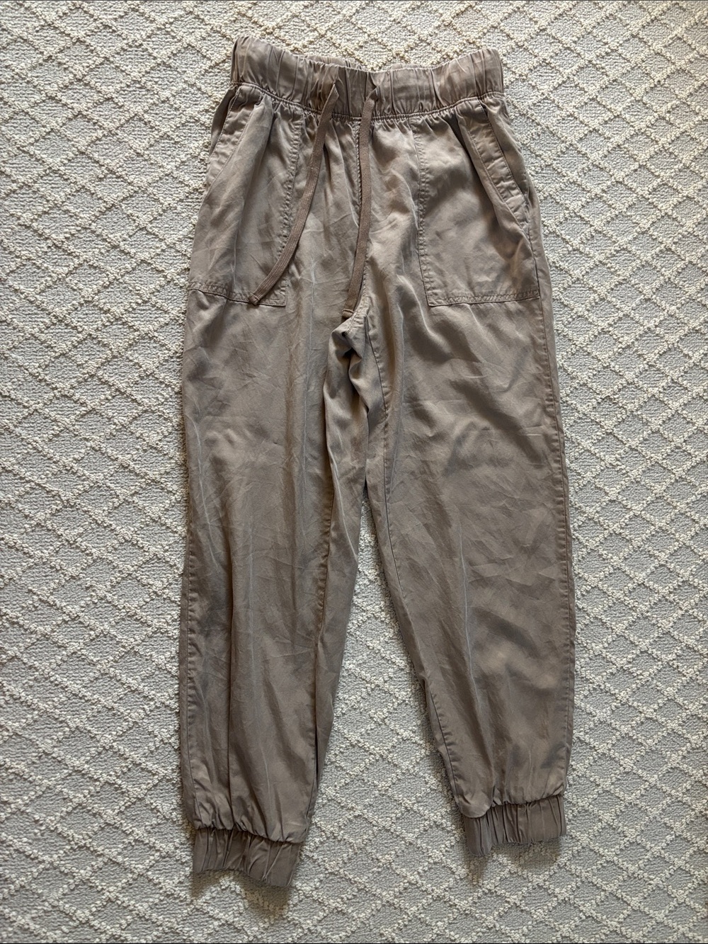 Universal Thread Taupe Elastic Waist Joggers